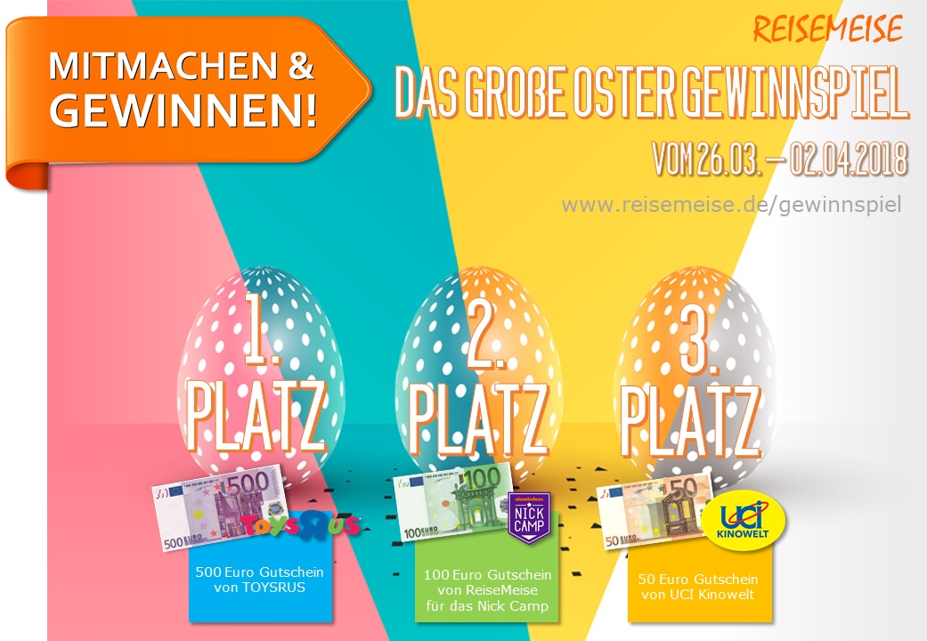 ReiseMeise Oster-Gewinnspiel