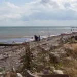 angel-ferien am -strand-der-ostsee-angeln-wir-in-der-brandung