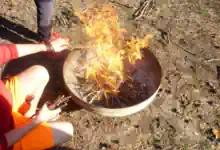 unternehmung-ostern Osterfeuer im Wildpark schorfheide.