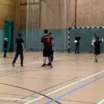 sportcamp-halle Hallenfussball in der Sporthalle vom Schloss Leizen